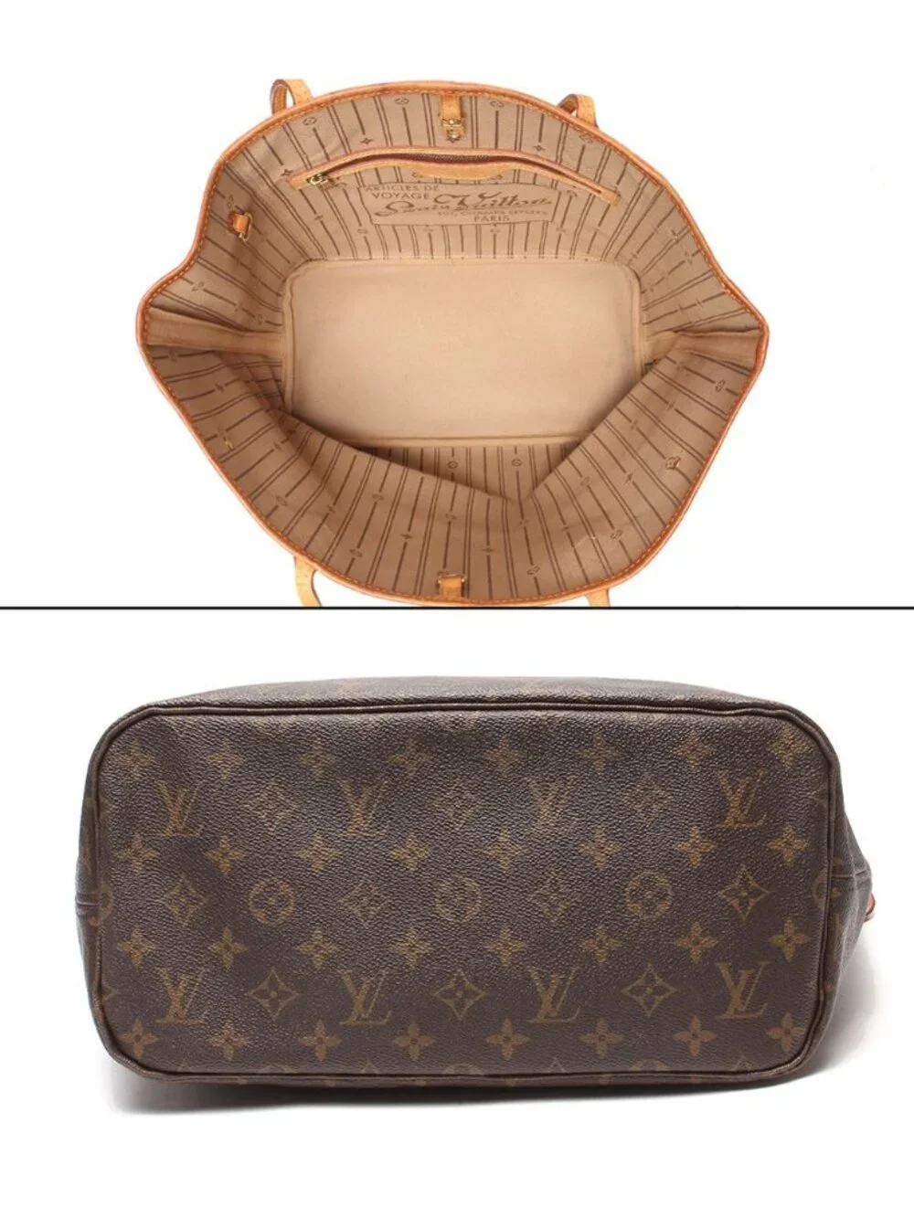 Louis Vuitton Tote Shoulder Bag Neverfull MM Monogram